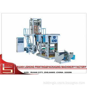 PE Plastic Film Blowing Inline Flexo Printing Machine Line